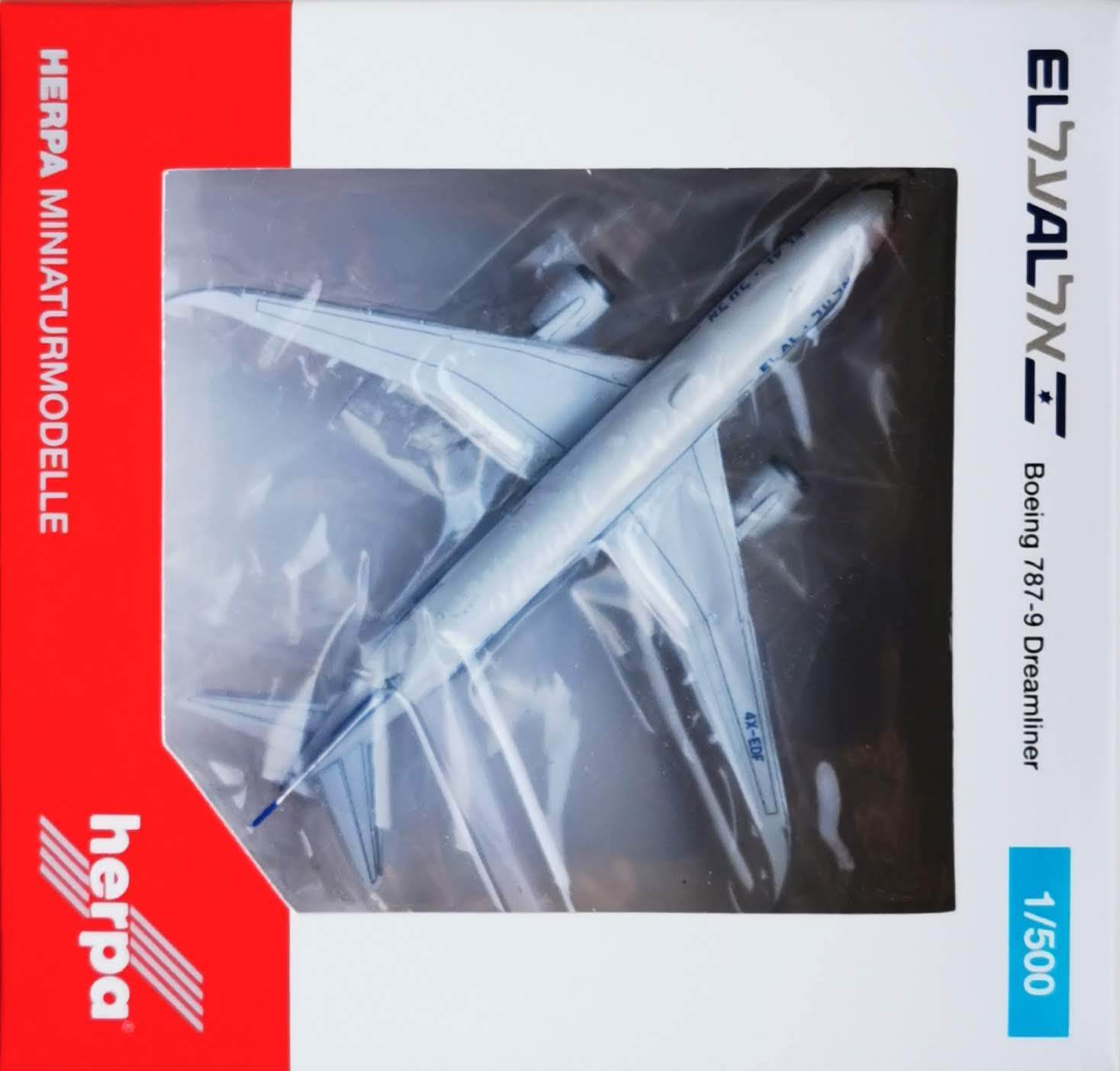 533201 Herpa Wings El Al Boeing 787_9 Dreamliner Rehovot