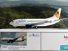 Herpa Wings 1:500 505567 | 4013150505567 Air Baltic Boeing 737-500 YL-BBA