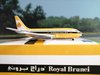 Inflight500 Royal Brunei B737-200 V8-UEB plus Herpa Wings Katalog **RARE**