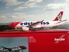 Herpa Wings 1:200 Edelweiss Air Airbus A320 559584 mit standfuss