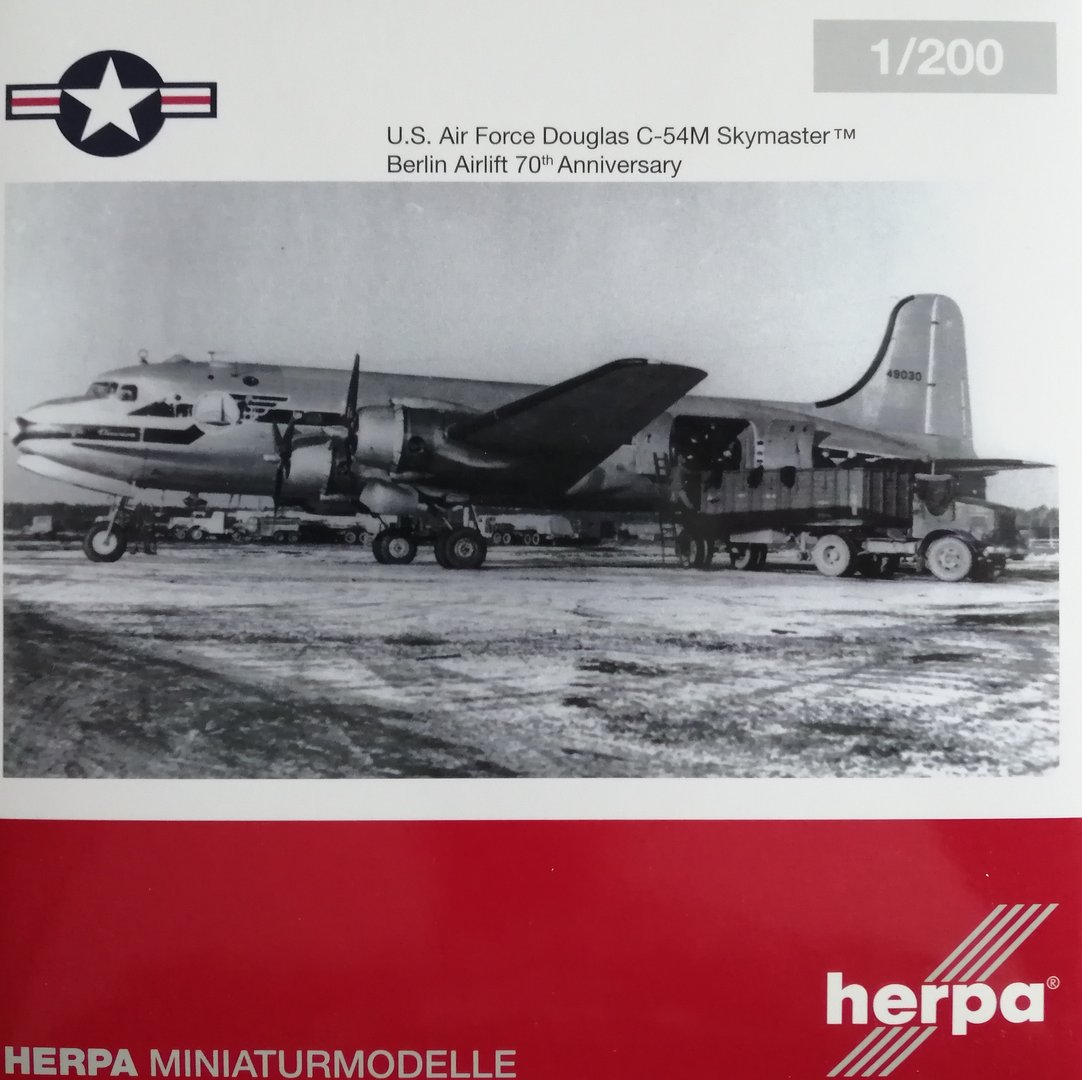 U.S. ARMY AIR FORCES DOUGLAS C-54M SKYMASTER - 513TH AIR TRANSPORT GROUP  (MATS), RHEIN MAIN AB - BER - World-of-Wings