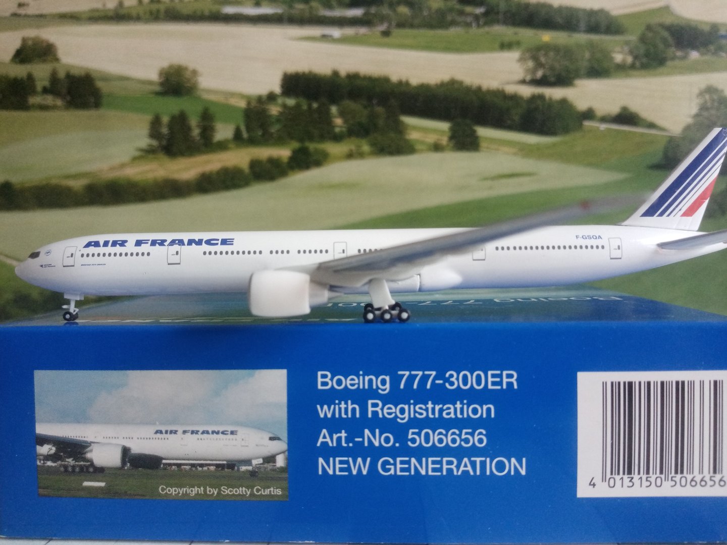 Herpa Wings 1_500 506656 Air France Boeing 777-300ER F-GSQA 