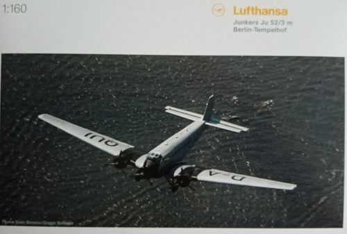 Herpa Wings 1:160 Junkers Ju-52 "Lufthansa" D-AQUI 019040