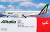 Alitalia Airbus A321 "Piazza della Signoria GUBBIO" Herpa Wings 1:500 533959