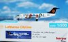 Herpa Wings 1:500  511445 Lufthansa Canadair Jet "little Europe" #world-of-wings