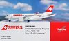 Herpa Wings 1500 530736-001 Swiss International Air Lines Airbus A220-100 - HB-JBH Ascona