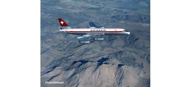 Herpa Wings 1:500 535168 Swissair Convair CV-990 “Coronado” – HB-ICC “St. Gallen”