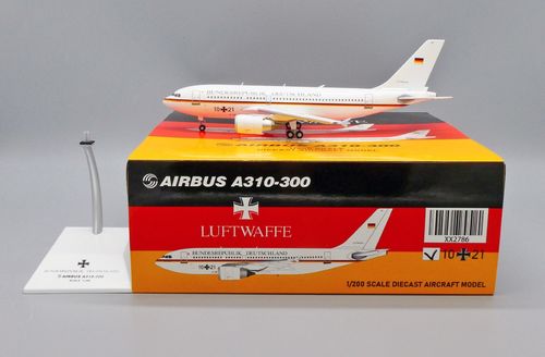 JC-Wings 1:200 Metallmodell Airbus A310-300 Luftwaffe/German Air Force 10+21