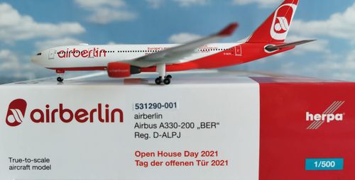 Airbus A330-200 Airberlin D-ALPJ CLUB EDITION (Herpa Wings 531290-001)