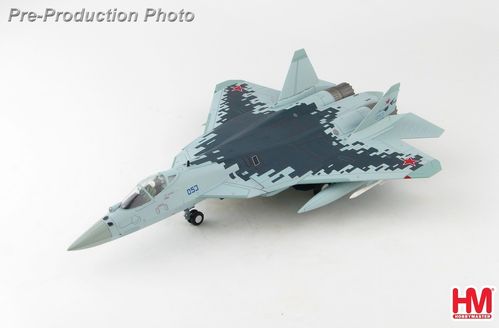 Su-57 Stealth Fighter Bort 053 Russian Air Force, March 2019 (1:72) New Tooling Hobby Master HA6801