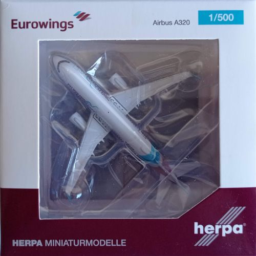 Herpa Wings 1:500 Airbus A320 Eurowings Team D-AIZS