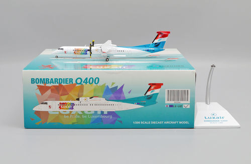 JC-Wings 1:200 Bombardier Dash 8-Q400 Luxair "be Pride, be Luxembourg Livery" LX-LQC