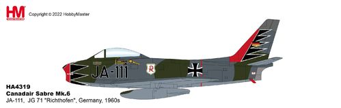 Hobbymaster 1:72  Sabre Mk.6 JA-111,  JG 71 "Richthofen"