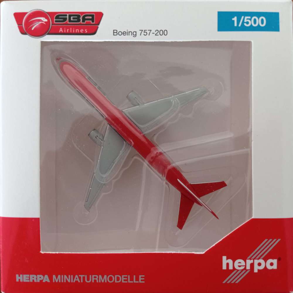 Herpa Wings 1:500 Boeing 757-200 SBA Airlines yv-228t 526029 modellairport 500 