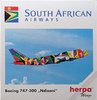 Herpa Wings 1:500 South African Airways Boeing 747-400 "Ndizani"