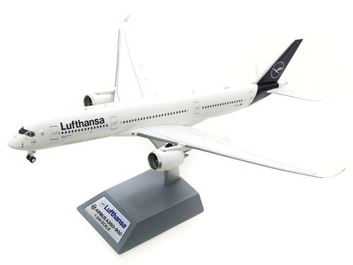 Airbus A350-941 Lufthansa  D-Aixl  "Rostock" mit Ständer - JFOX unsere letzte !!!!