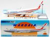 IF741WDA0819P - 1/200 WARDAIR CANADA BOEING 747-100 C-FDJC POLISHED WITH STAND