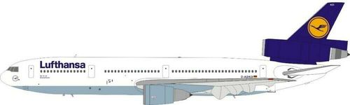 J-Fox 1:200 DC-10-30 LUFTHANSA  D-ADKO WITH STAND  JFDC103010 1/200