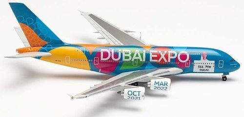Herpa Wings 1:500 Airbus A380-800 Emirates Expo 20 Dubai Be Part of the Magic (1pcs per household !)