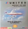 Starjets 1:500 United Boeing 747-400 N185UA & Herpa Wings katalog SJUAL005