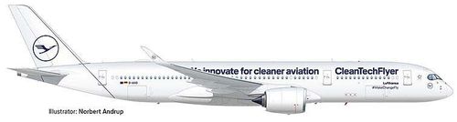 Herpa Wings 1:500 Airbus A350-900 Lufthansa CleanTechFlyer