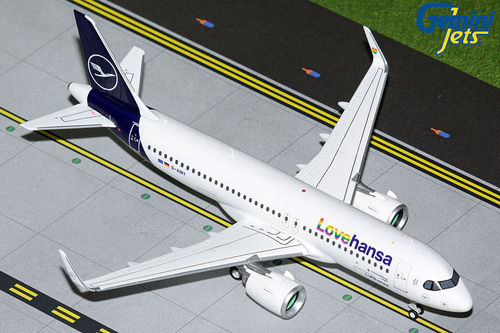 GeminiJets 1:200 Airbus A320neo Lufthansa "Lovehansa" D-AINY