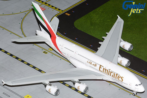 GeminiJets 1:200 Airbus A380-800 Emirates A6-EVC
