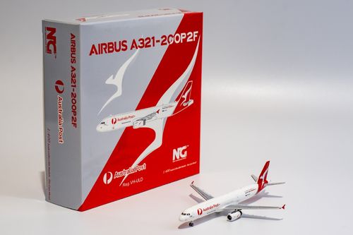 NG-Models 1:400 Airbus A321-200P2F Qantas Freight "The World's First Airbus A321P2F" VH-ULD