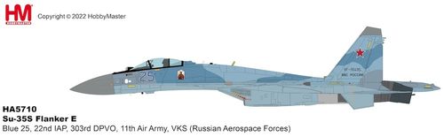 Hobbymaster 1:72 Suchoi Su35S Flanker E Blue 25, 22nd IAP, 303rd DPVO, 11th Air Army, VKS (Russian A