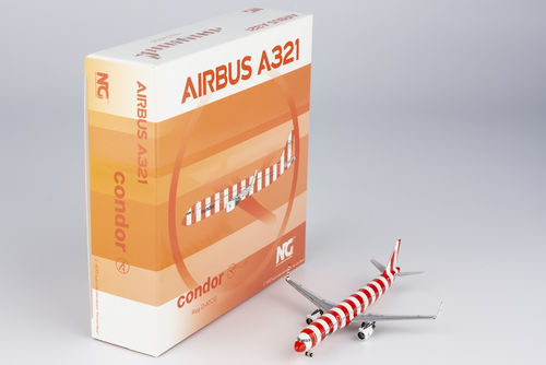NG-Models 1:400 Airbus A321-200 Condor D-ATCG Passion red