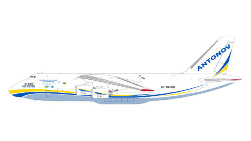 Geminin Jets Antonov An-124-100 Antonov Airlines UR-82088 1:200 Modellflugzeug